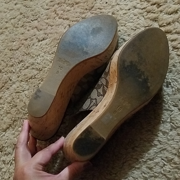 Terry Coach wedge sling back - Picture 5 of 8